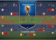 世界杯盘口app-世界杯盘口app，数字时代的足球盛宴新视角