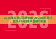 2026年世界杯竞猜app-2026年世界杯，竞猜APP的未来展望与挑战