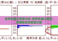 世界杯盘口赔率分析-世界杯盘口赔率，洞察胜负的智慧之眼