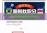 2026年世界杯竞猜app-2026年世界杯，竞猜APP的未来展望