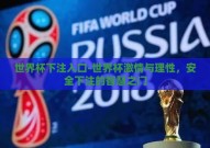 世界杯下注入口-世界杯激情与理性，安全下注的智慧之门