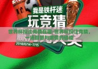 世界杯投注竞猜在哪-世界杯投注竞猜，一场智慧与激情的碰撞