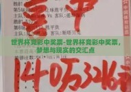 世界杯竞彩中奖票-世界杯竞彩中奖票，梦想与现实的交汇点