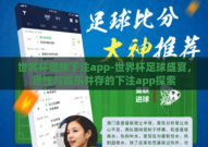世界杯足球下注app-世界杯足球盛宴，理性与娱乐并存的下注app探索
