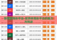 世界杯竞彩平台-世界杯竞彩平台的魅力与挑战