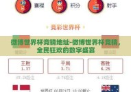 微博世界杯竞猜地址-微博世界杯竞猜，全民狂欢的数字盛宴