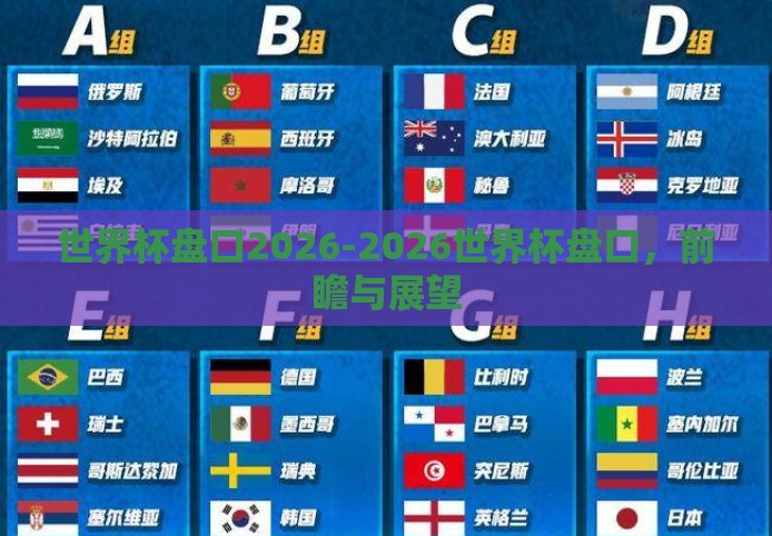 世界杯盘口2026-2026世界杯盘口，前瞻与展望