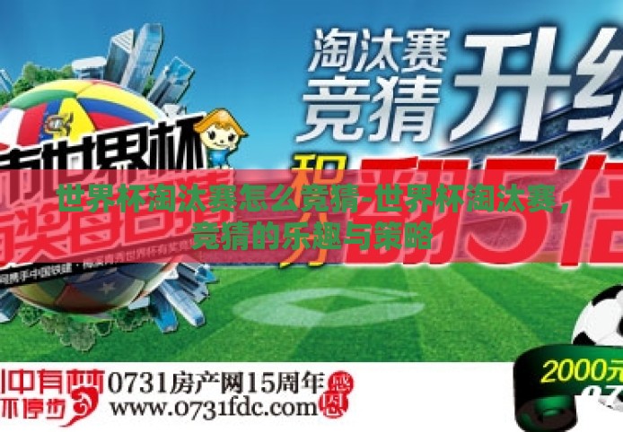 世界杯淘汰赛怎么竞猜-世界杯淘汰赛，竞猜的乐趣与策略