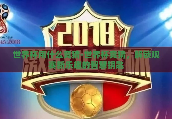 世界杯用什么竞猜-世界杯竞猜，解锁观赛新乐趣的智慧钥匙