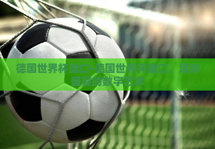 德国世界杯盘口-德国世界杯盘口，足球盛宴的数字艺术