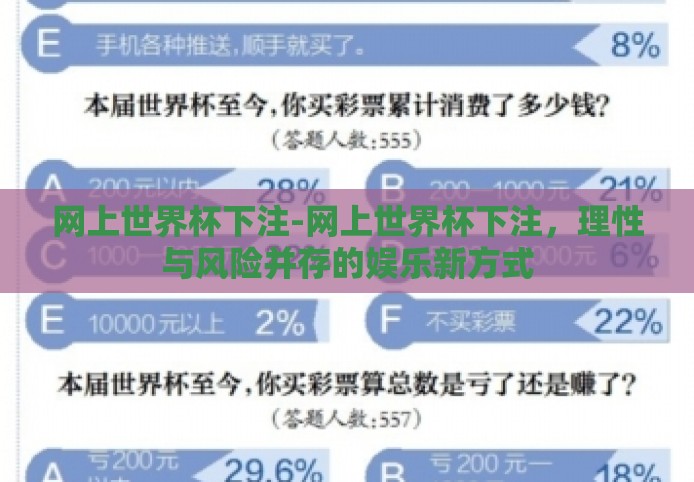 网上世界杯下注-网上世界杯下注，理性与风险并存的娱乐新方式
