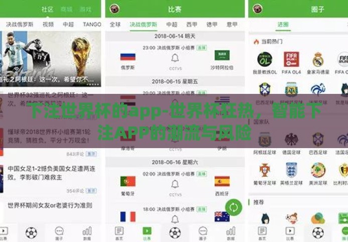 下注世界杯的app-世界杯狂热，智能下注APP的潮流与风险